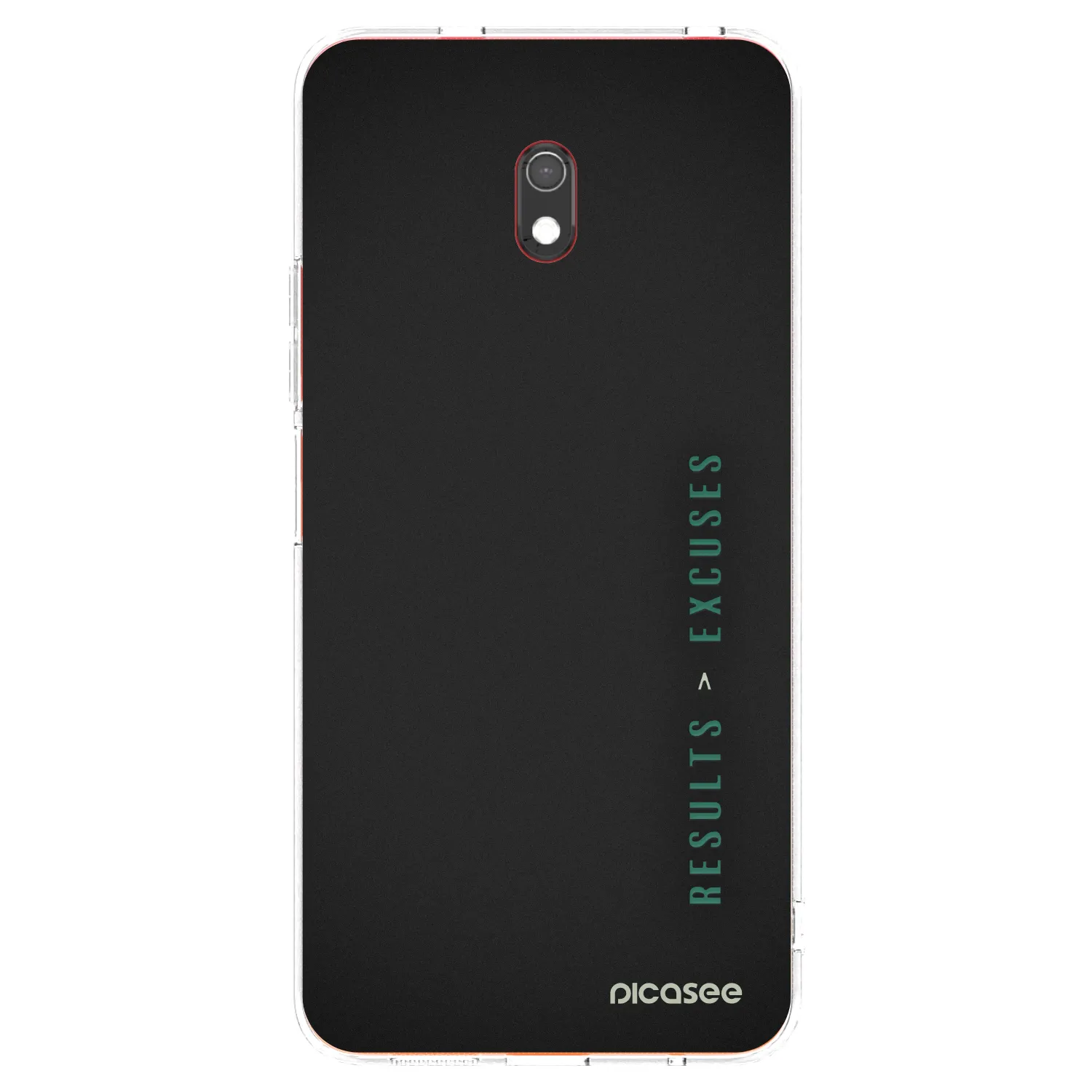 Picasee husă transparentă din silicon pentru Xiaomi Redmi 8A - Results x Excuses