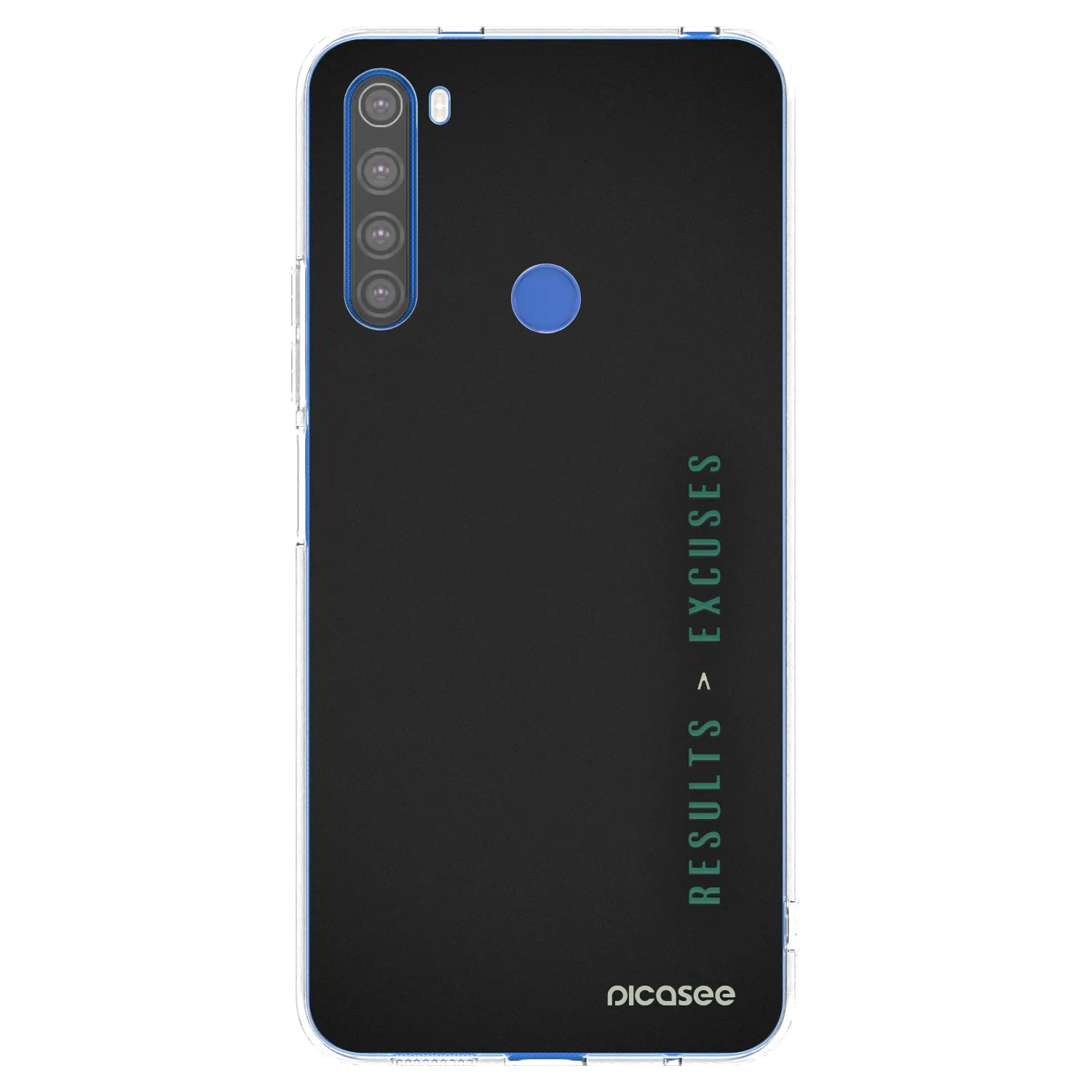 Picasee husă transparentă din silicon pentru Xiaomi Redmi Note 8T - Results x Excuses