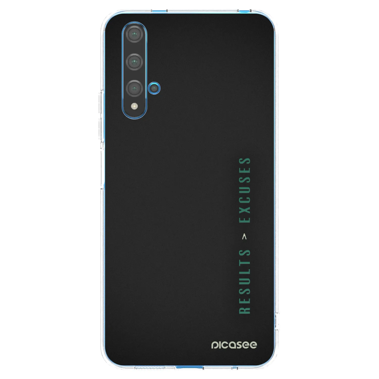 Picasee husă transparentă din silicon pentru Huawei Nova 5T - Results x Excuses
