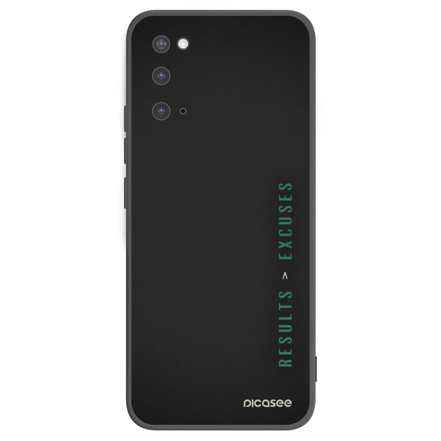 Picasee husă neagră din silicon pentru Samsung Galaxy S20 G980F - Results x Excuses