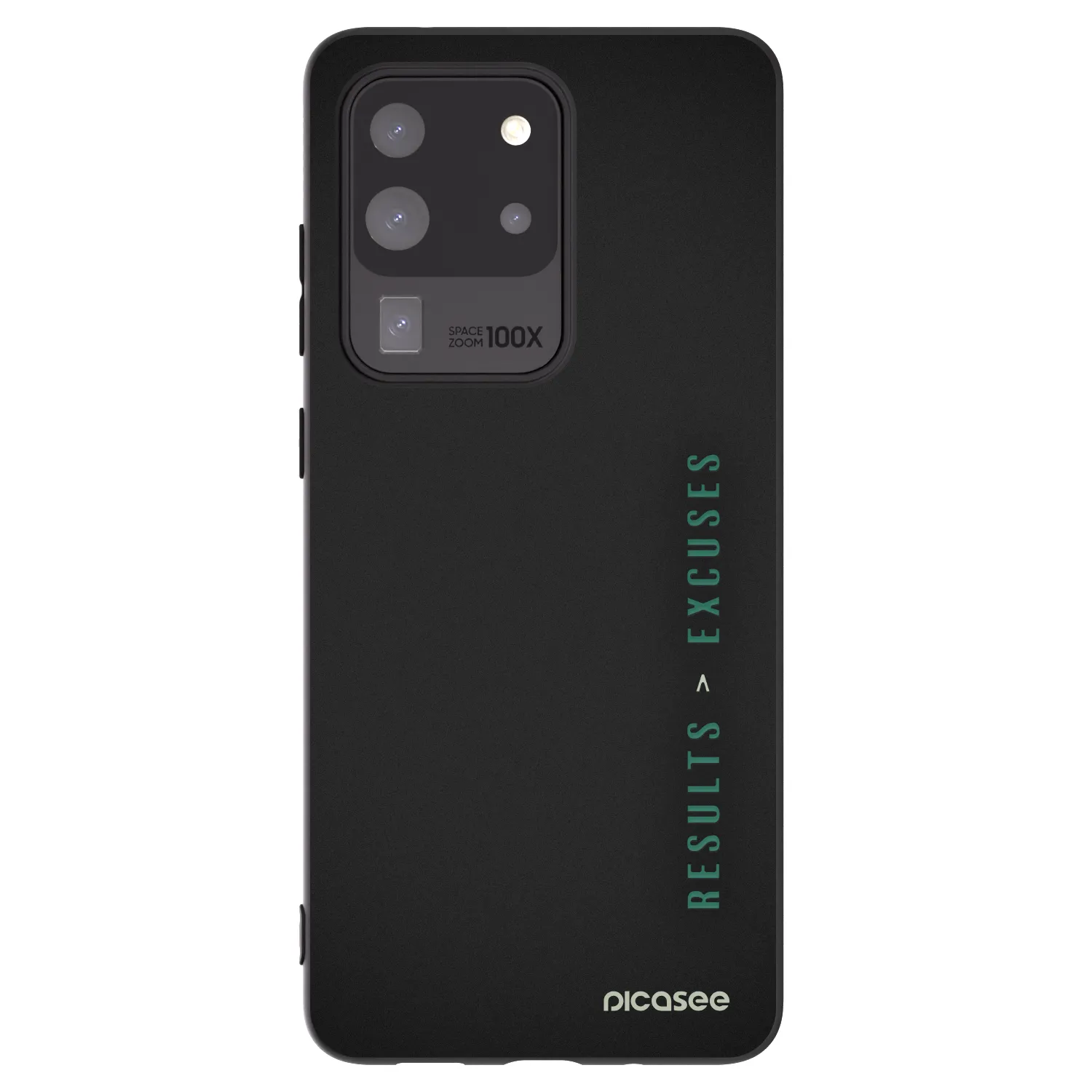 Picasee husă neagră din silicon pentru Samsung Galaxy S20 Ultra 5G G988F - Results x Excuses