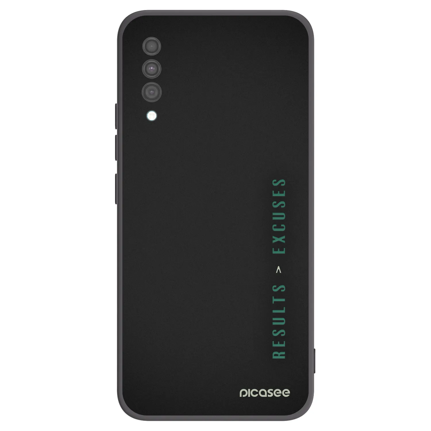 Picasee husă neagră din silicon pentru Samsung Galaxy A30s A307F - Results x Excuses