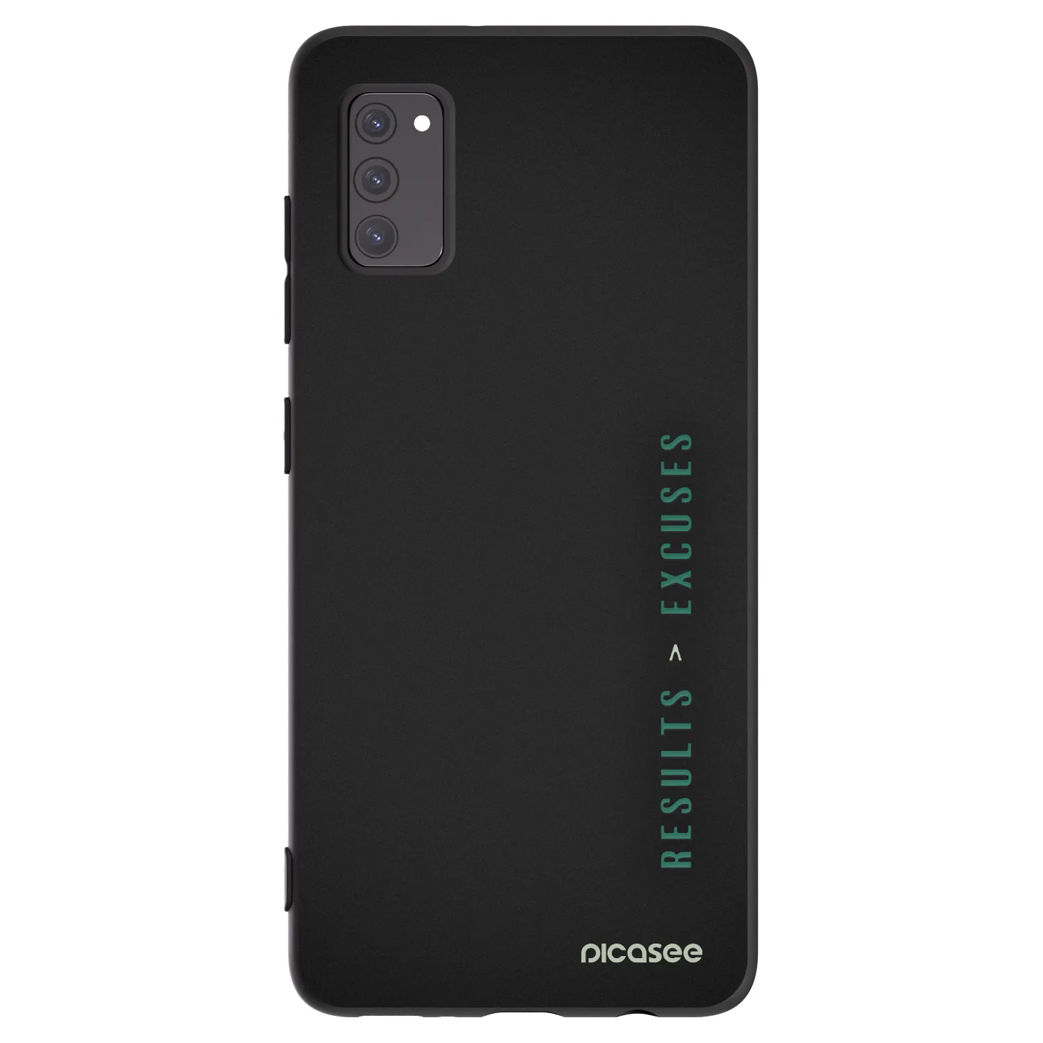 Picasee husă neagră din silicon pentru Samsung Galaxy A41 A415F - Results x Excuses