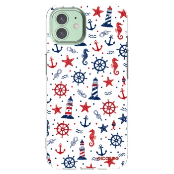Picasee husă transparentă din silicon pentru Apple iPhone 12 - Sailor Vibes