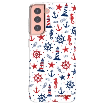 Picasee husă transparentă din silicon pentru Samsung Galaxy S21 5G G991B - Sailor Vibes