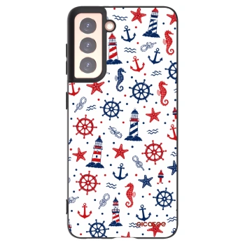 Picasee husă neagră din silicon pentru Samsung Galaxy S21 5G G991B - Sailor Vibes
