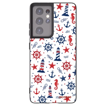 Picasee husă neagră din silicon pentru Samsung Galaxy S21 Ultra 5G G998B - Sailor Vibes