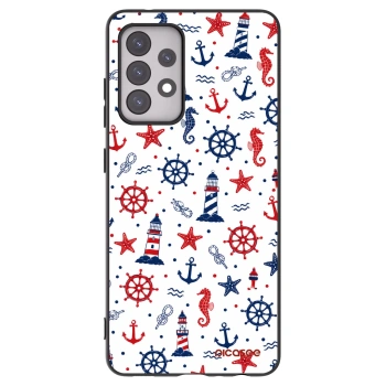 Picasee husă neagră din silicon pentru Samsung Galaxy A52s 5G A528B - Sailor Vibes