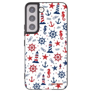 Picasee husă neagră din silicon pentru Samsung Galaxy S22 5G - Sailor Vibes