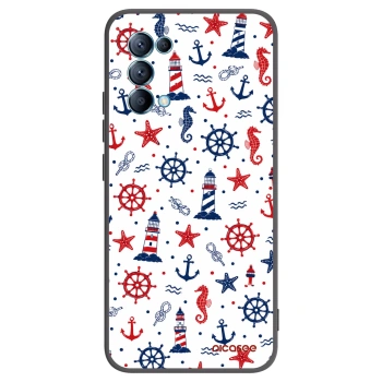 Picasee husă neagră din silicon pentru OPPO A16s - Sailor Vibes