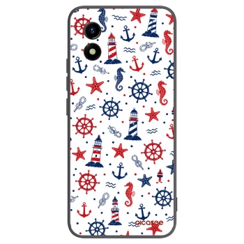 Picasee husă neagră din silicon pentru Vivo Y01 - Sailor Vibes