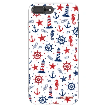 Picasee husă transparentă din silicon pentru Apple iPhone 8 Plus - Sailor Vibes