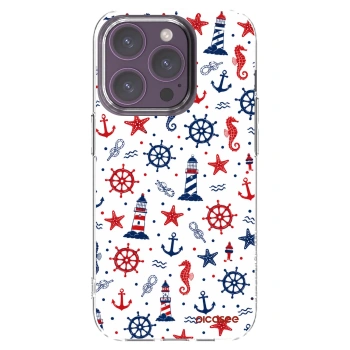 Picasee husă transparentă din silicon pentru Apple iPhone 14 Pro - Sailor Vibes