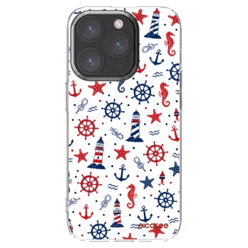 Picasee husă transparentă din silicon pentru Apple iPhone 15 Pro - Sailor Vibes