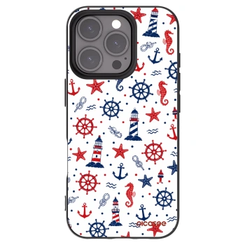 Picasee husă neagră din silicon pentru Apple iPhone 16 Pro - Sailor Vibes