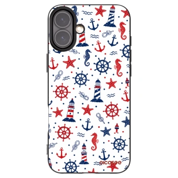 Picasee husă neagră din silicon pentru Apple iPhone 16 Plus - Sailor Vibes