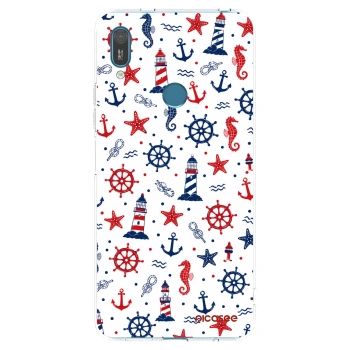 Picasee husă transparentă din silicon pentru Huawei Y7 2019 - Sailor Vibes