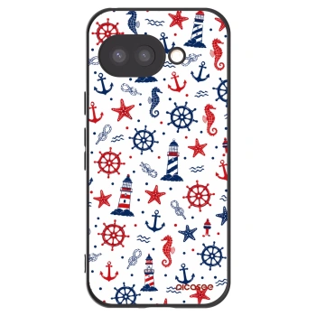 Picasee husă neagră din silicon pentru Google Pixel 9a - Sailor Vibes