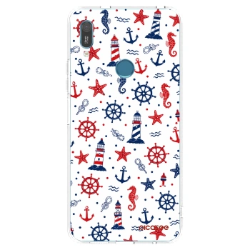 Picasee husă transparentă din silicon pentru Huawei Y6 2019 - Sailor Vibes