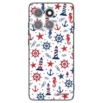 Picasee husă neagră din silicon pentru Motorola Edge 60 Pro - Sailor Vibes