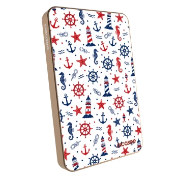 Powerbank cu MagSafe 5 000 mAh cu design propriu De aur - Sailor Vibes