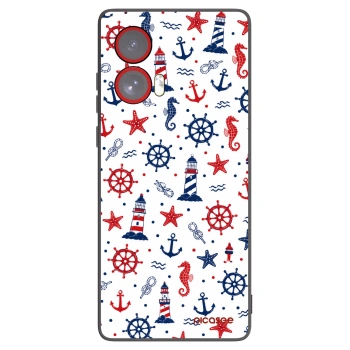Picasee husă neagră din silicon pentru Motorola Edge 50 Fusion - Sailor Vibes
