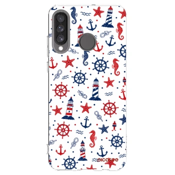 Picasee husă transparentă din silicon pentru Huawei P30 Lite - Sailor Vibes
