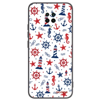 Picasee husă neagră din silicon pentru Xiaomi Redmi Note 9 Pro - Sailor Vibes