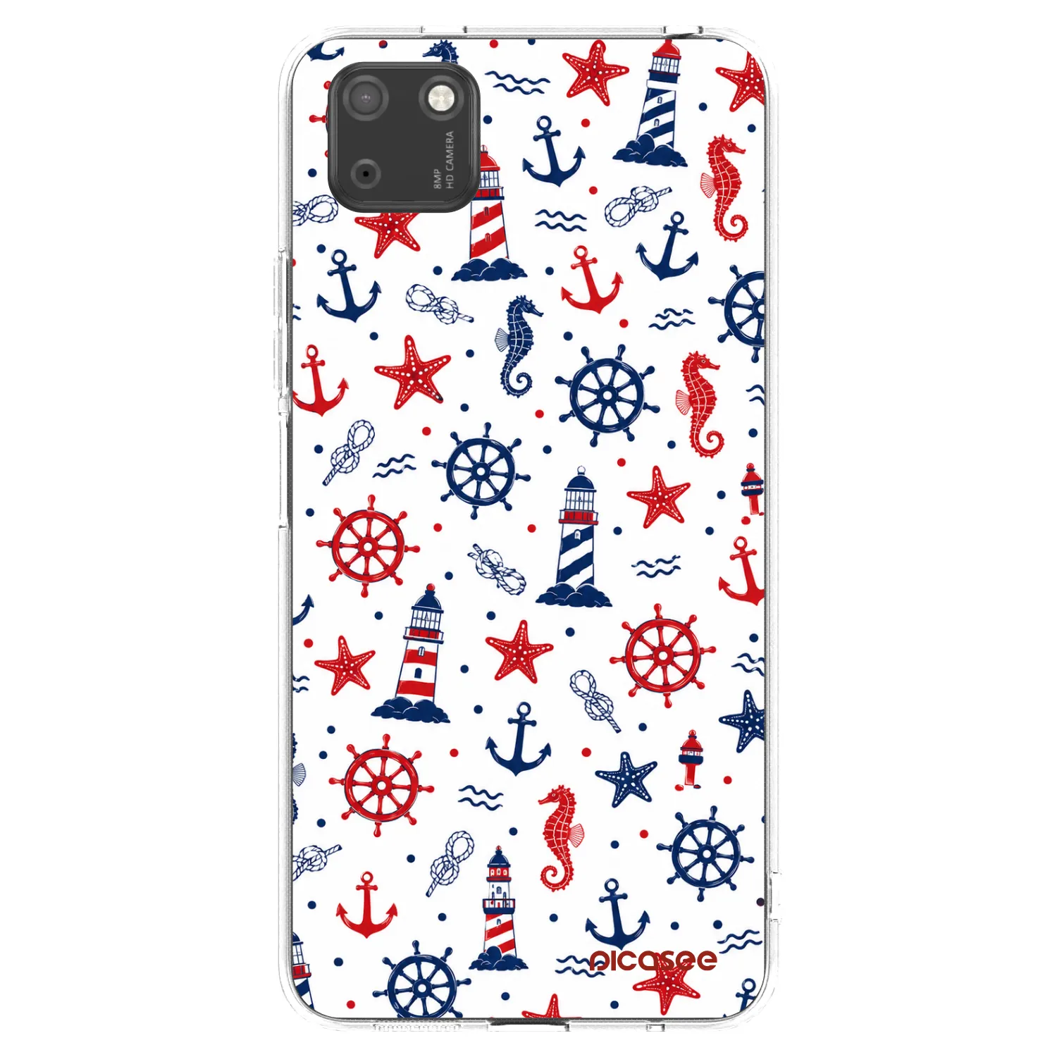 Picasee husă transparentă din silicon pentru Huawei Y5P - Sailor Vibes
