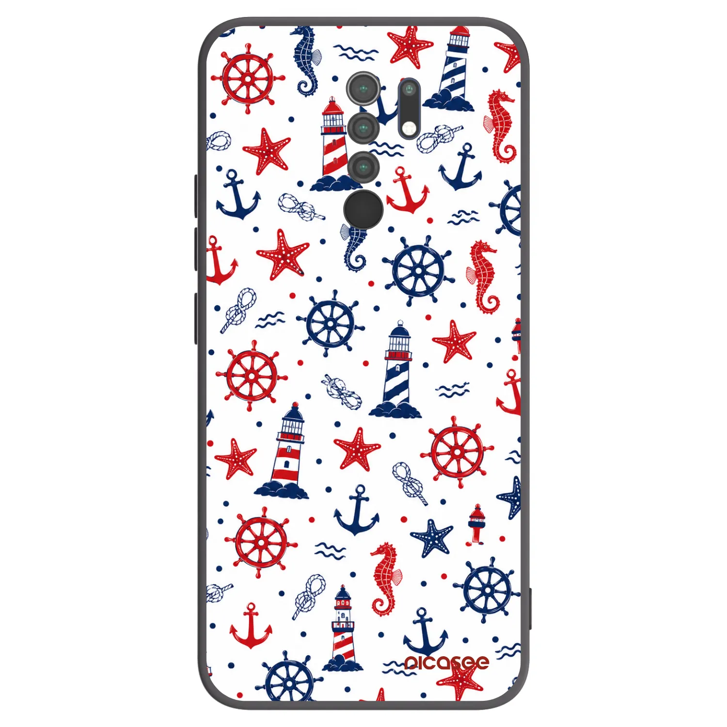 Picasee husă neagră din silicon pentru Xiaomi Redmi 9 - Sailor Vibes