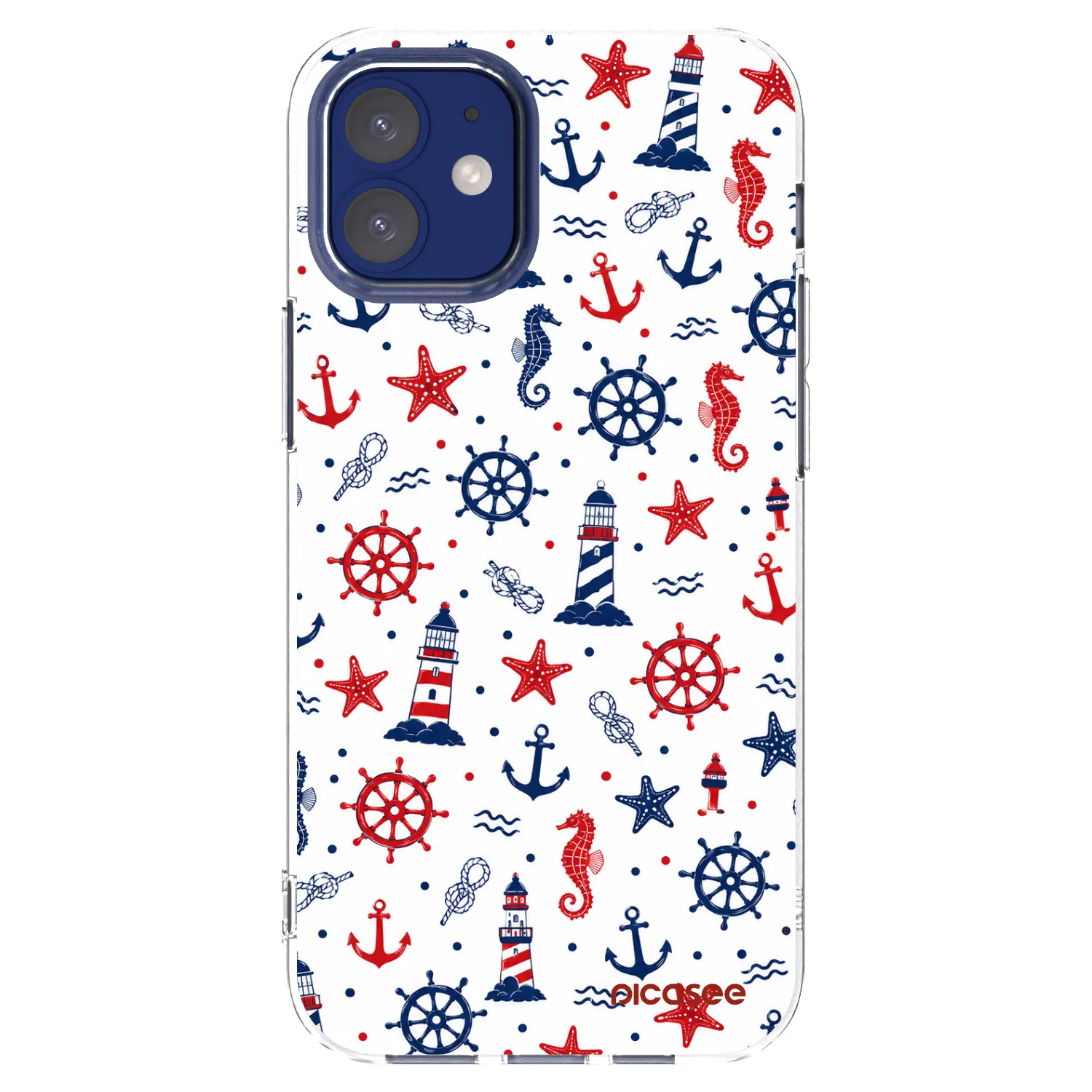 Picasee husă transparentă din silicon pentru Apple iPhone 12 mini - Sailor Vibes