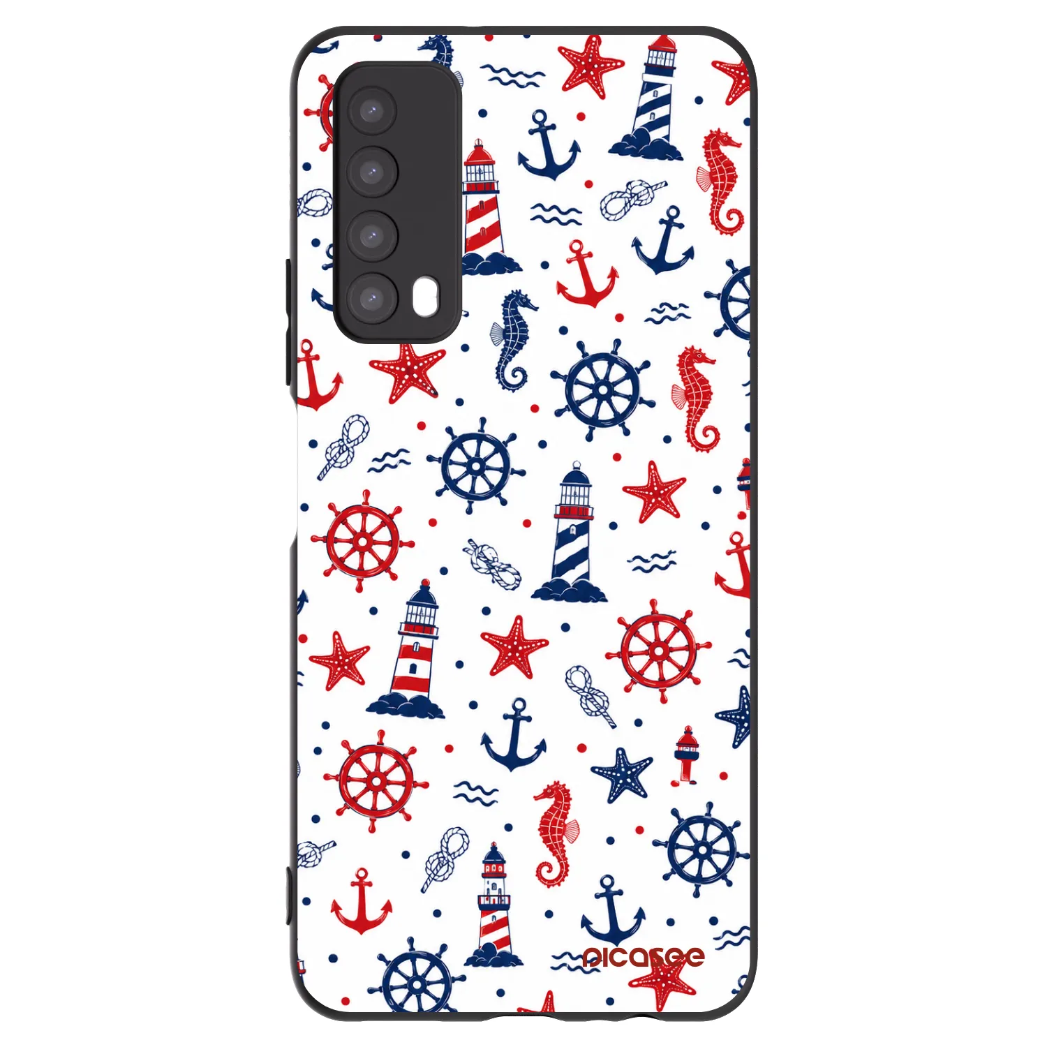 Picasee husă neagră din silicon pentru Huawei P Smart 2021 - Sailor Vibes