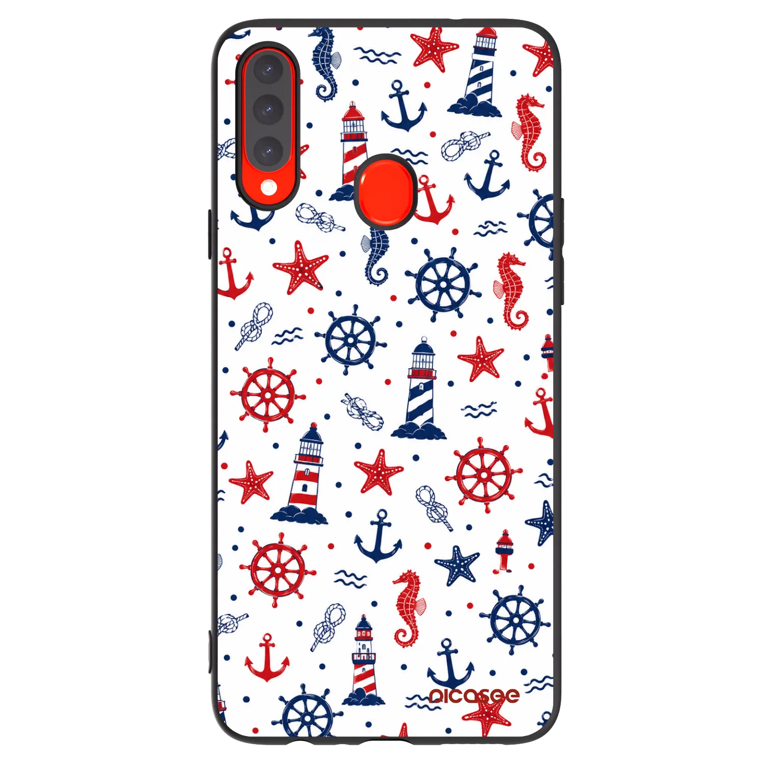 Picasee husă neagră din silicon pentru Samsung Galaxy A20s - Sailor Vibes