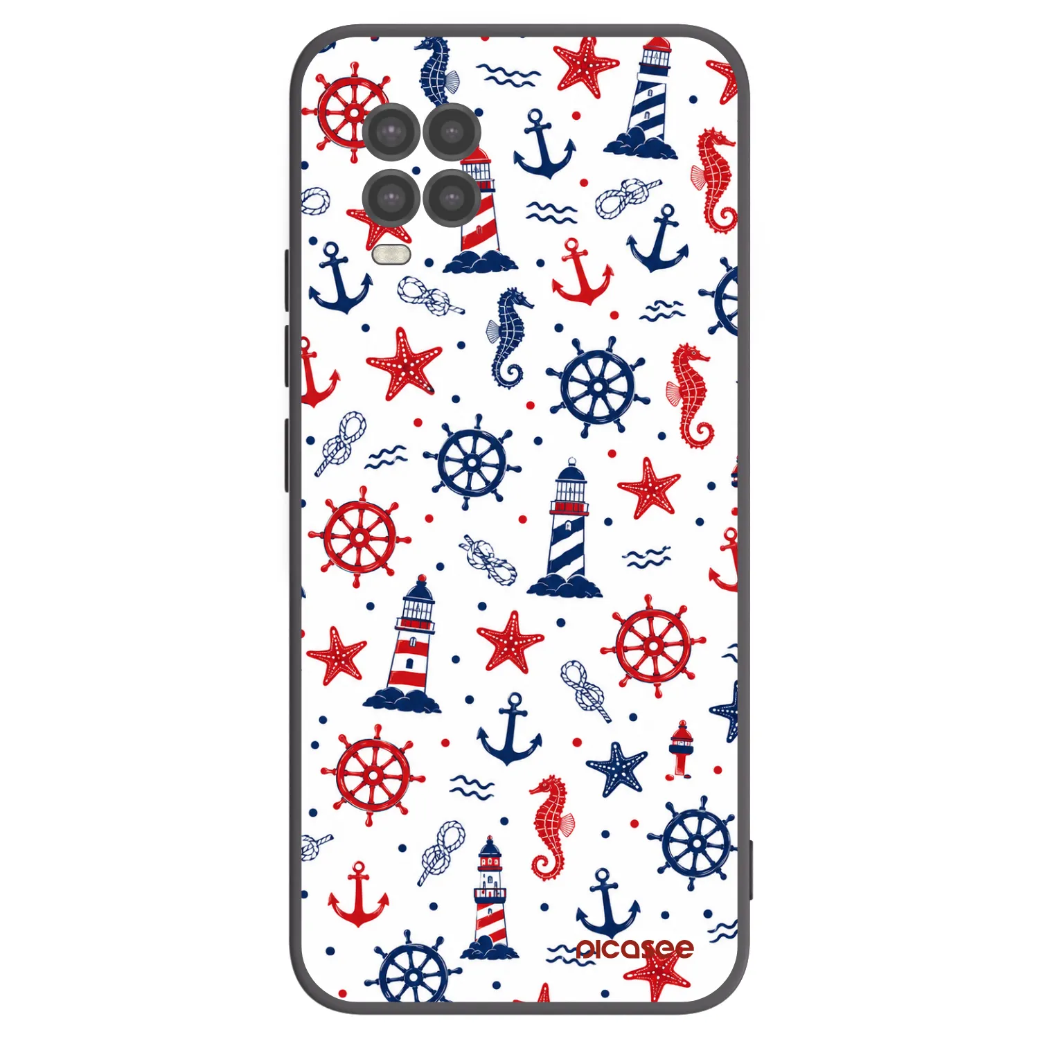 Picasee husă neagră din silicon pentru Xiaomi Mi 10 Lite - Sailor Vibes