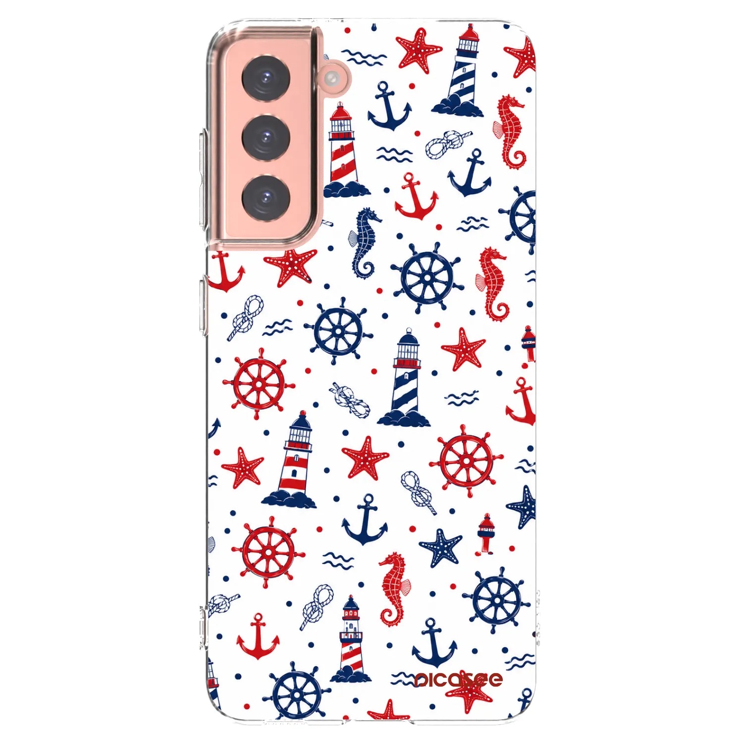 Picasee husă transparentă din silicon pentru Samsung Galaxy S21 5G G991B - Sailor Vibes