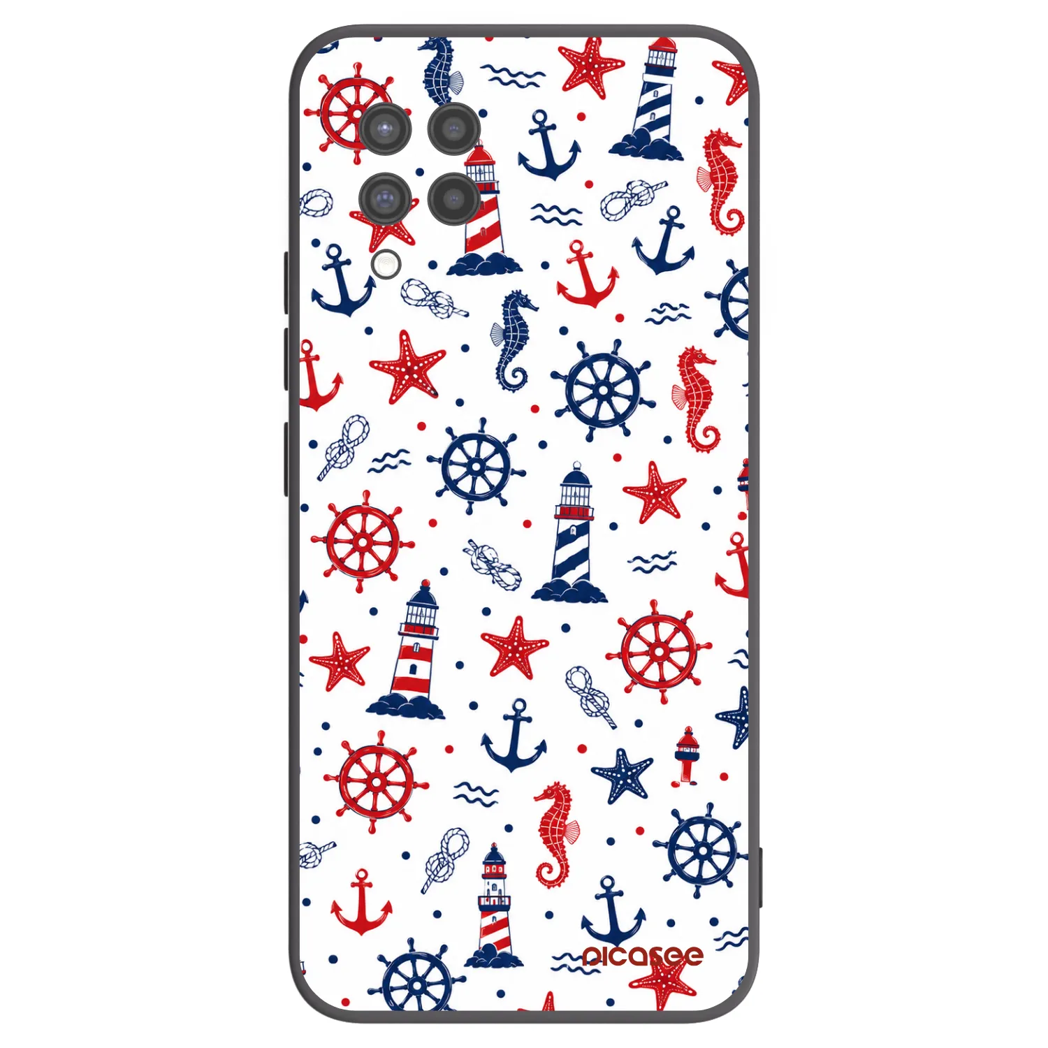 Picasee husă neagră din silicon pentru Samsung Galaxy A42 A426B - Sailor Vibes