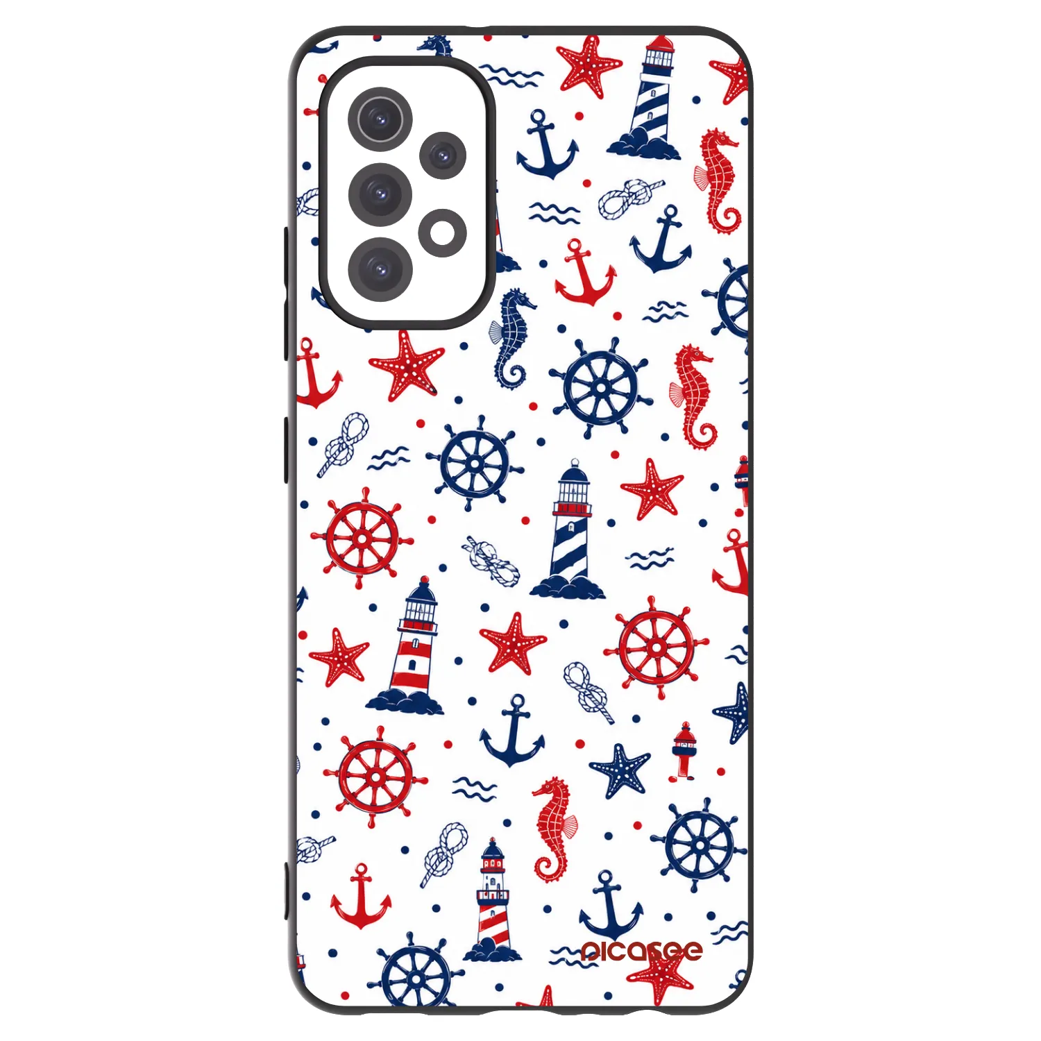 Picasee husă neagră din silicon pentru Samsung Galaxy A32 5G A326B - Sailor Vibes