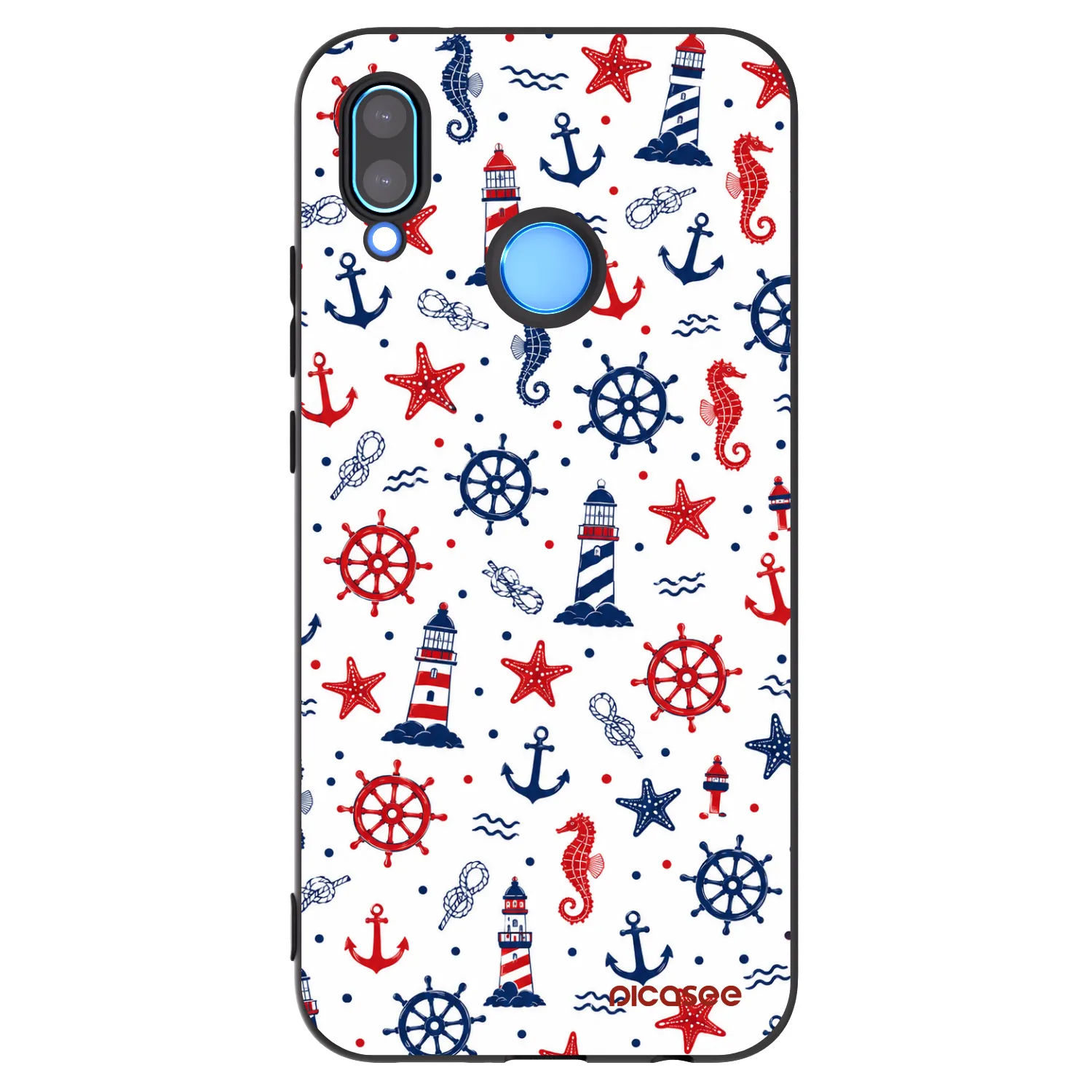 Picasee husă neagră din silicon pentru Huawei P20 Lite - Sailor Vibes