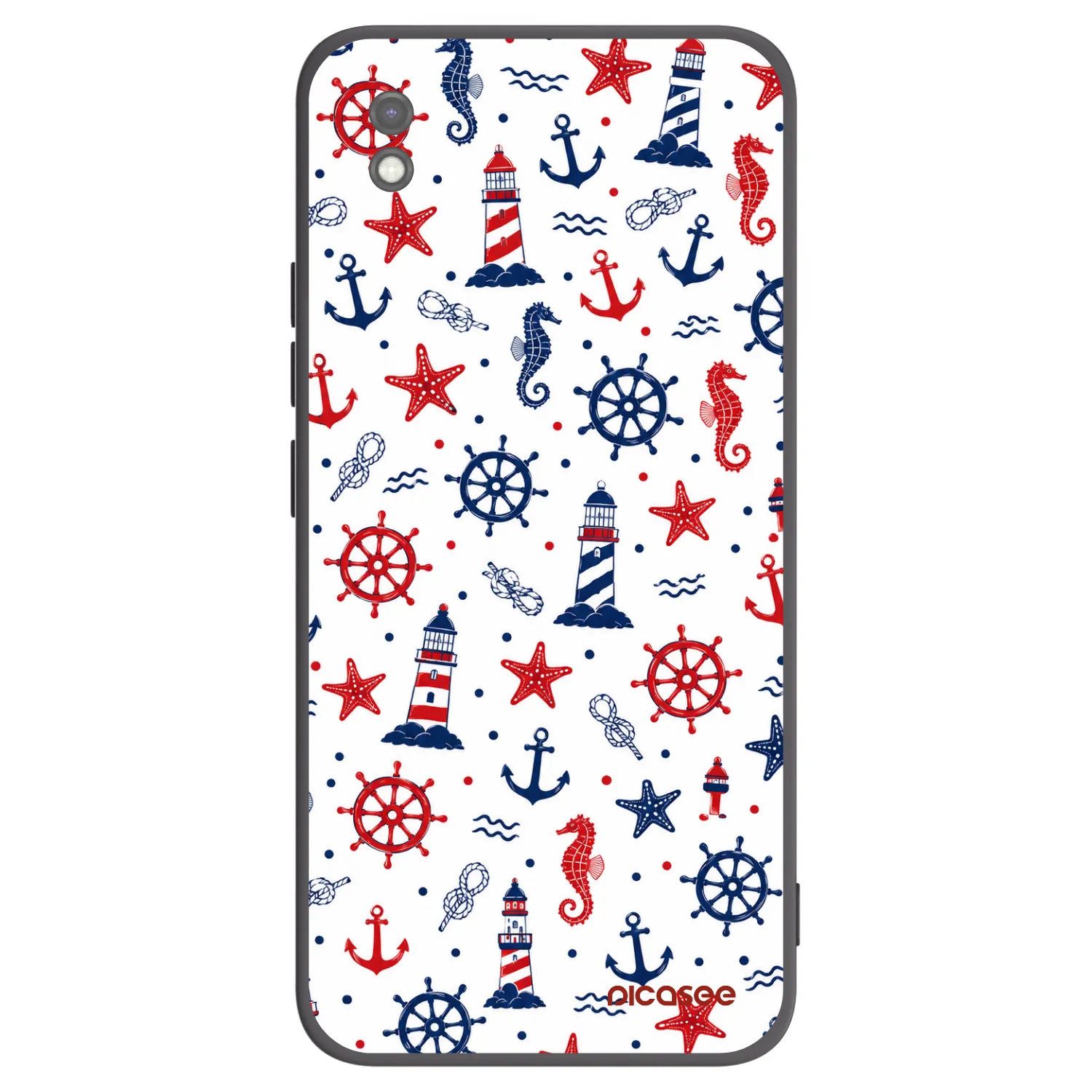 Picasee husă neagră din silicon pentru Xiaomi Redmi 9AT - Sailor Vibes