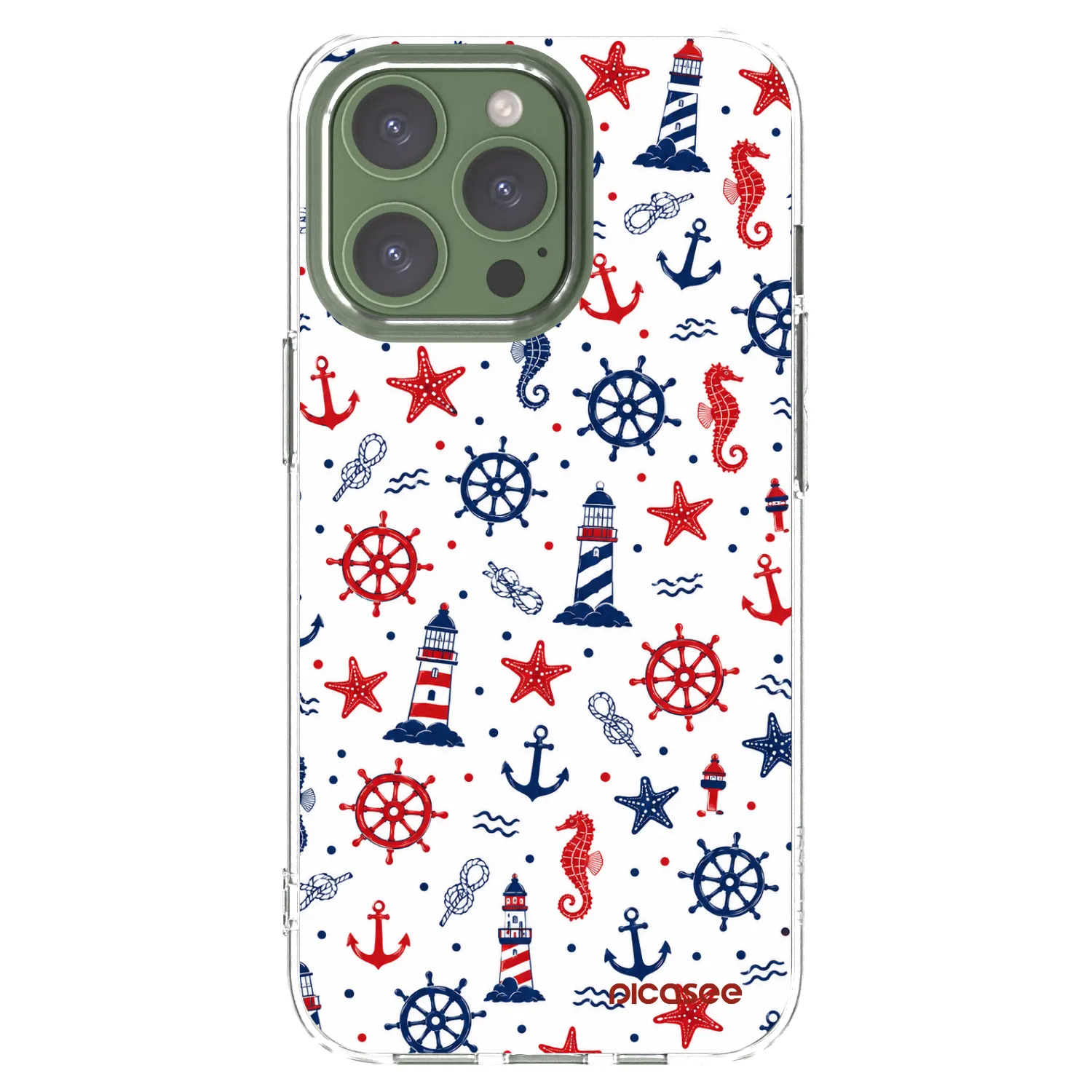 Picasee husă transparentă din silicon pentru Apple iPhone 13 Pro - Sailor Vibes