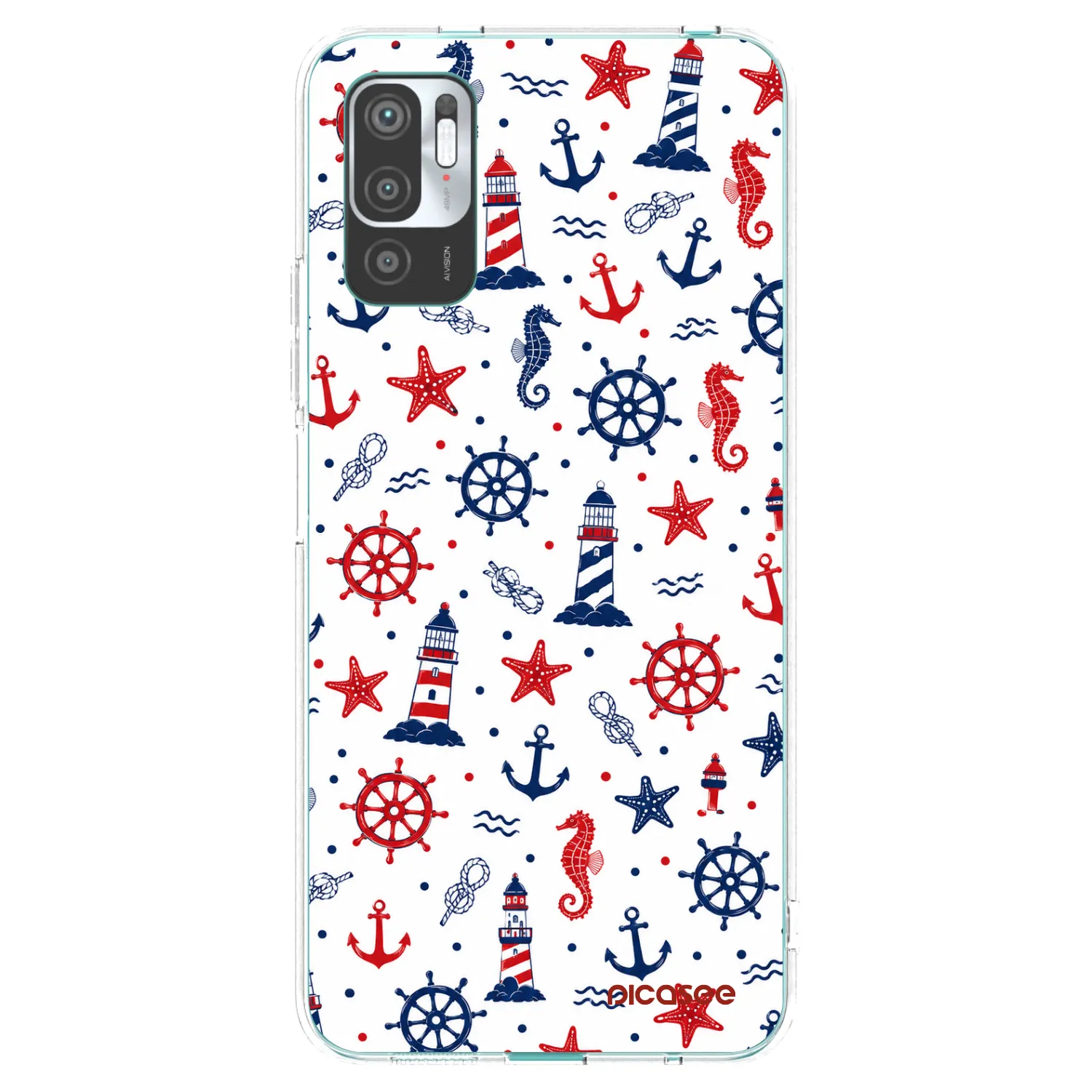 Picasee husă transparentă din silicon pentru Xiaomi Redmi Note 10 5G - Sailor Vibes