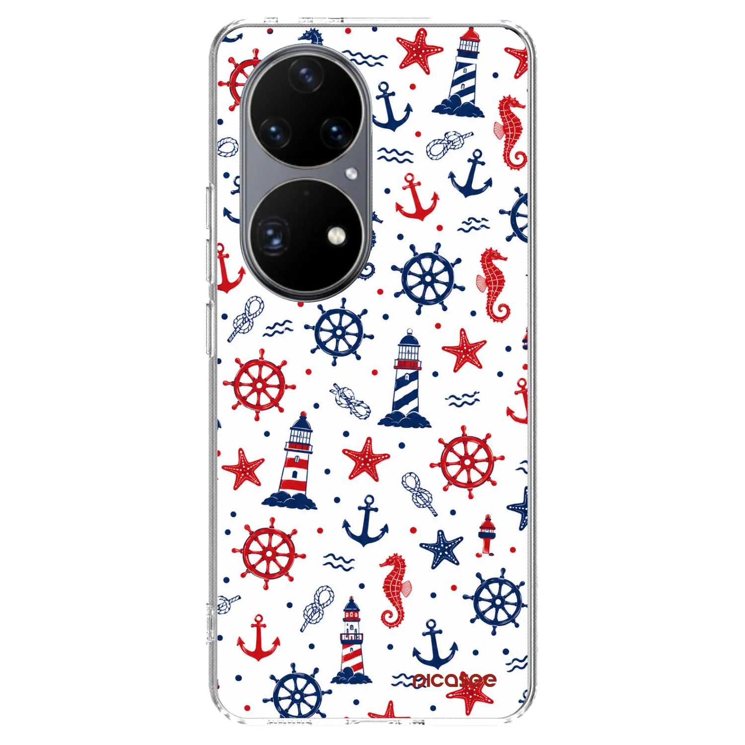 Picasee husă transparentă din silicon pentru Huawei P50 - Sailor Vibes