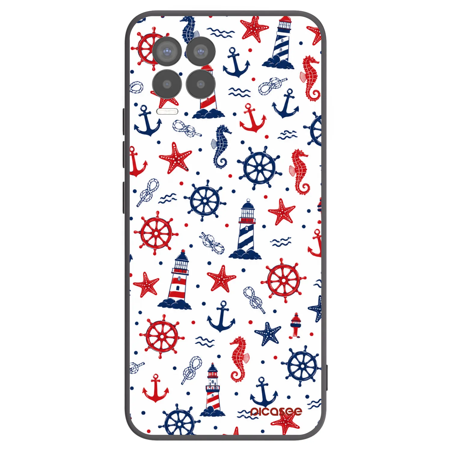 Picasee husă neagră din silicon pentru Realme 8 4G - Sailor Vibes