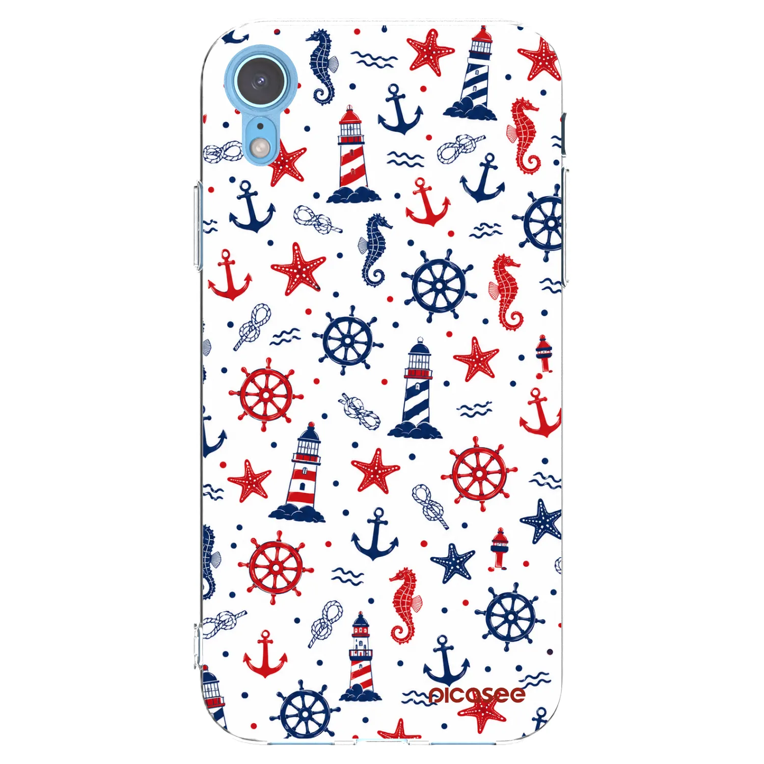 Picasee husă transparentă din silicon pentru Apple iPhone XR - Sailor Vibes