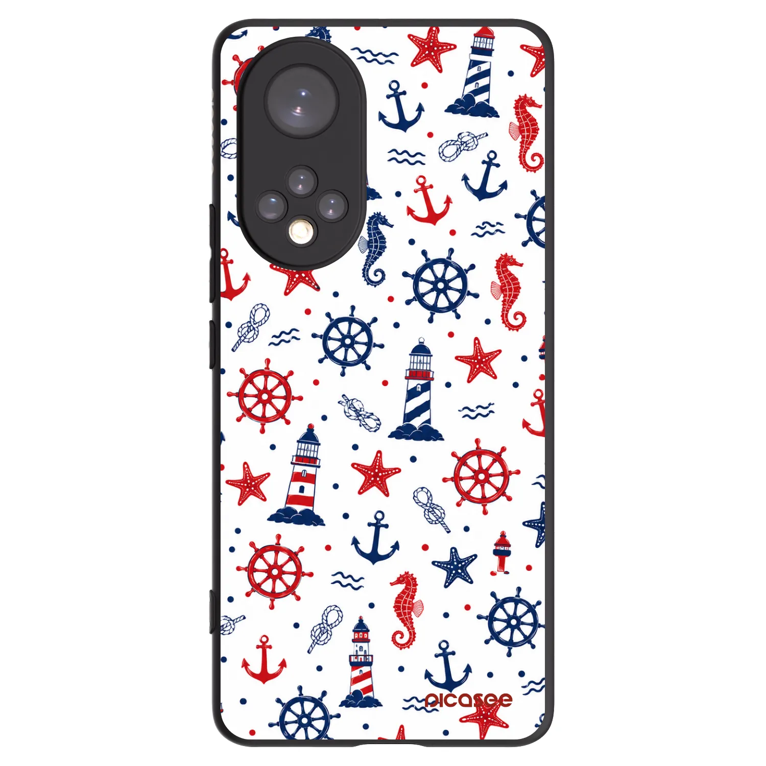Picasee husă neagră din silicon pentru Huawei Nova 9 - Sailor Vibes