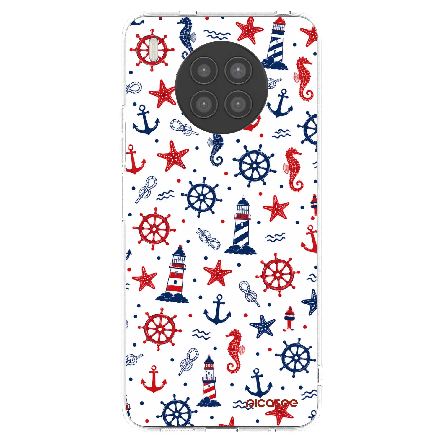 Picasee husă transparentă din silicon pentru Huawei Nova 8i - Sailor Vibes