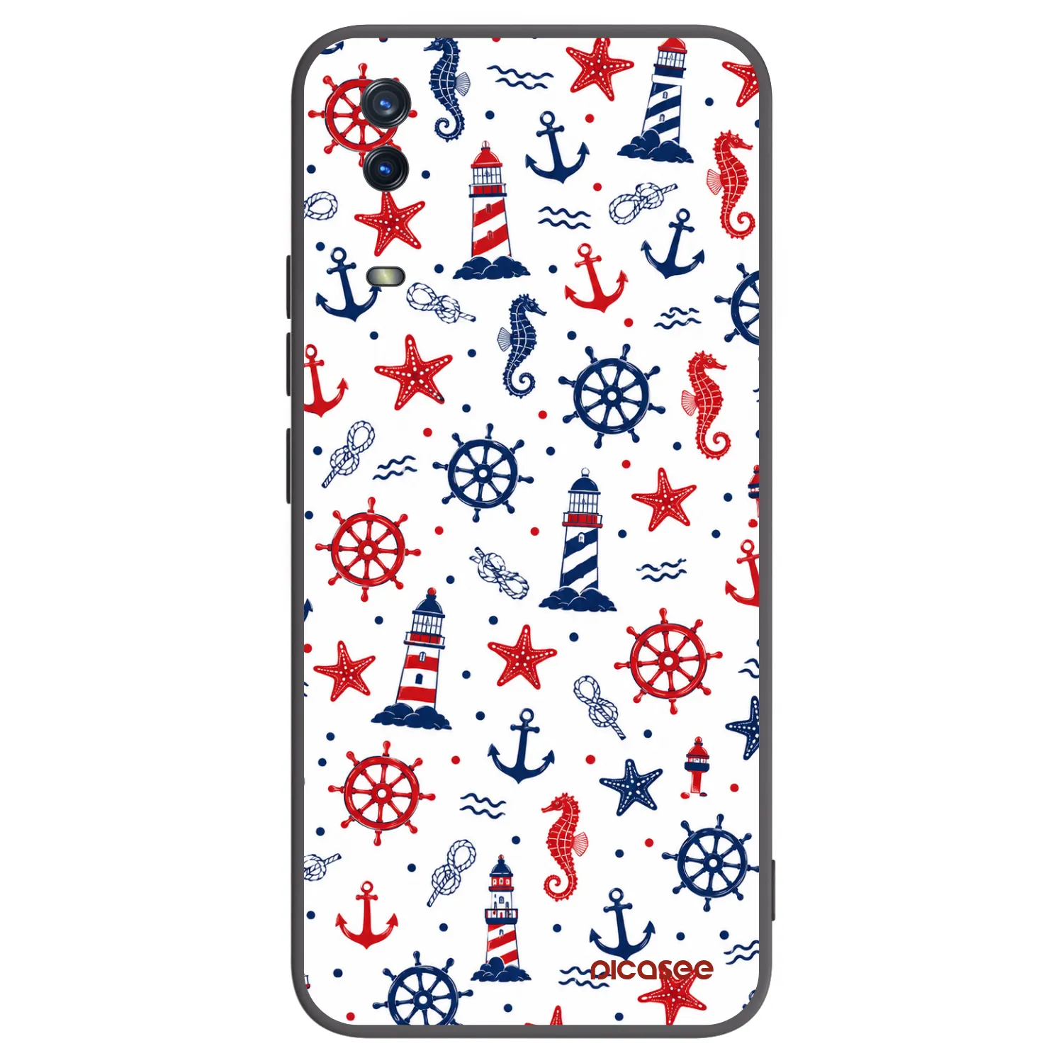 Picasee husă neagră din silicon pentru Vivo Y11s - Sailor Vibes