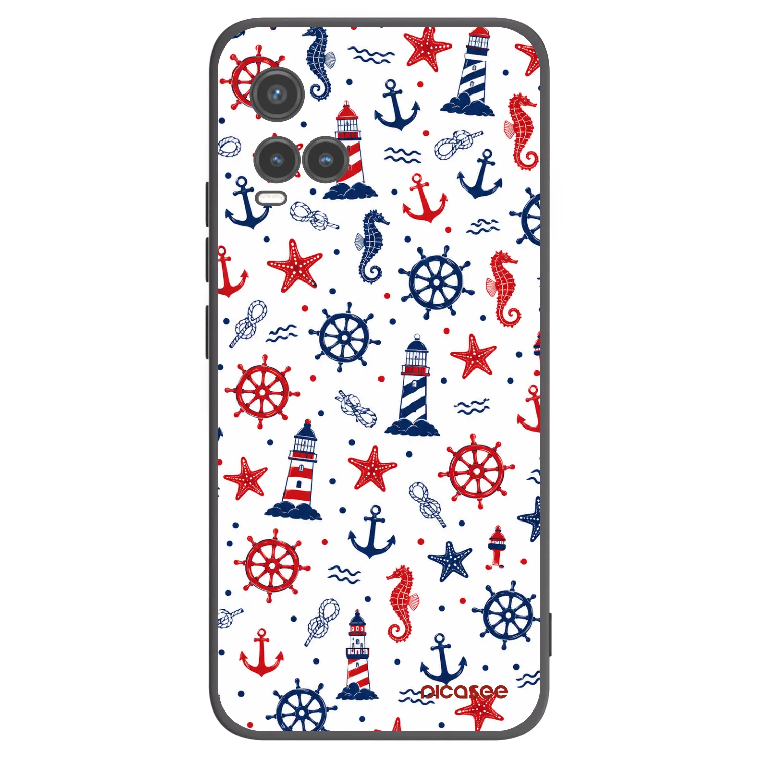 Picasee husă neagră din silicon pentru Vivo Y33s - Sailor Vibes