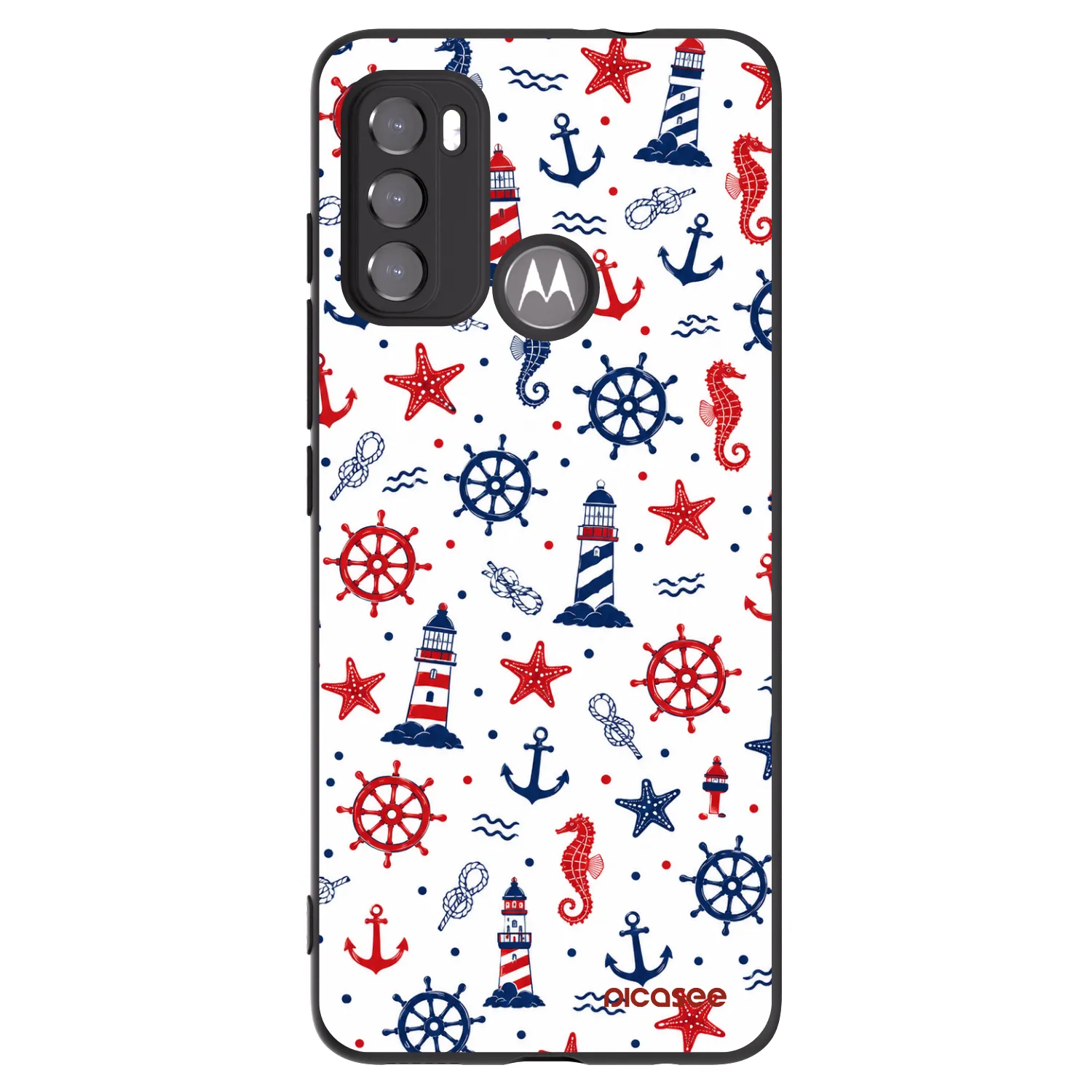 Picasee husă neagră din silicon pentru Motorola Moto G60 - Sailor Vibes