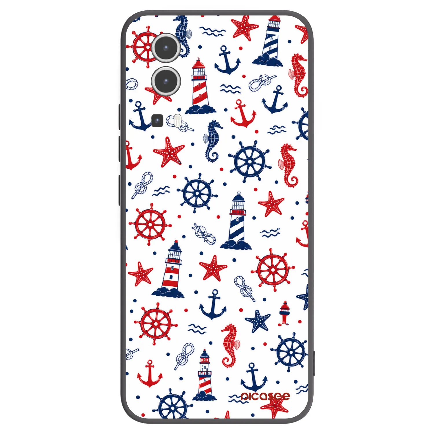 Picasee husă neagră din silicon pentru Vivo Y72 5G - Sailor Vibes